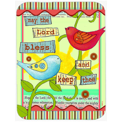 Caroline's Treasures May the Lord Bless You and Keep You Inspirational Glass Cutting Board