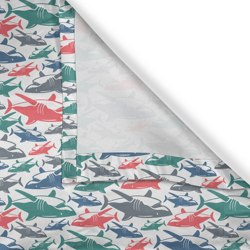 Multicolore drapeaux de fenêtre à œillets 2 panneaux Dakota Fields, 50 po x 120 po, L 50 po x L 108 po