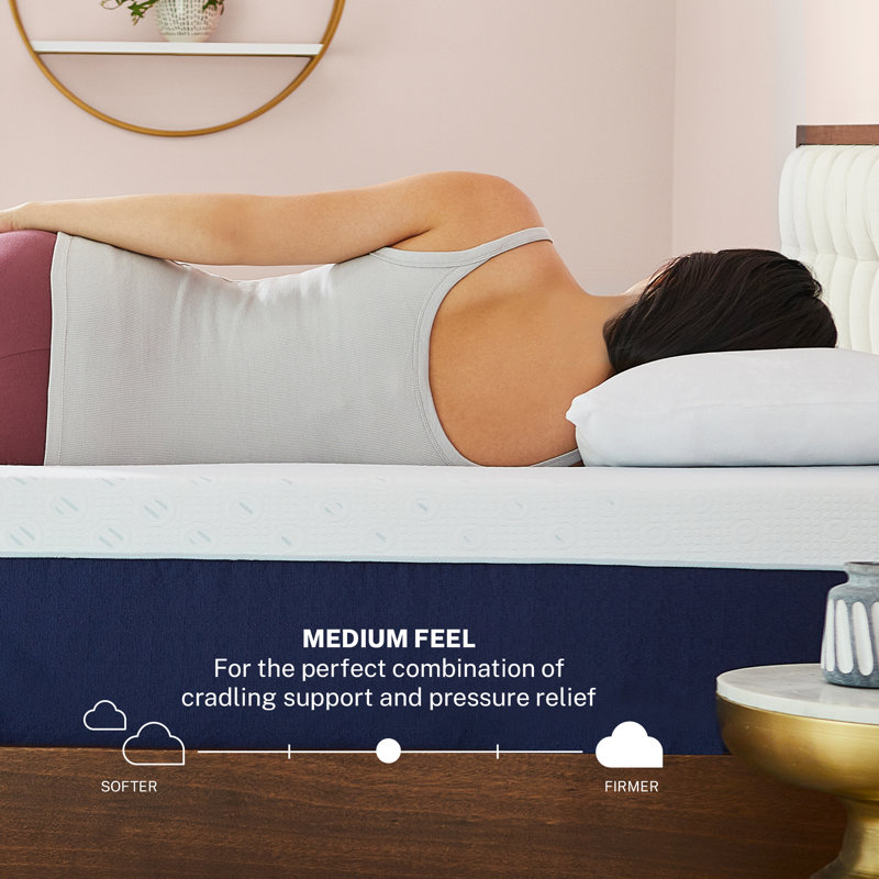 Shiloh 14 Inch Queen Memory Foam Mattress with Hypoallergenic Cover