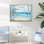 «Tranquility Beachside Windows Horizon III - Coastal Windows», art mural