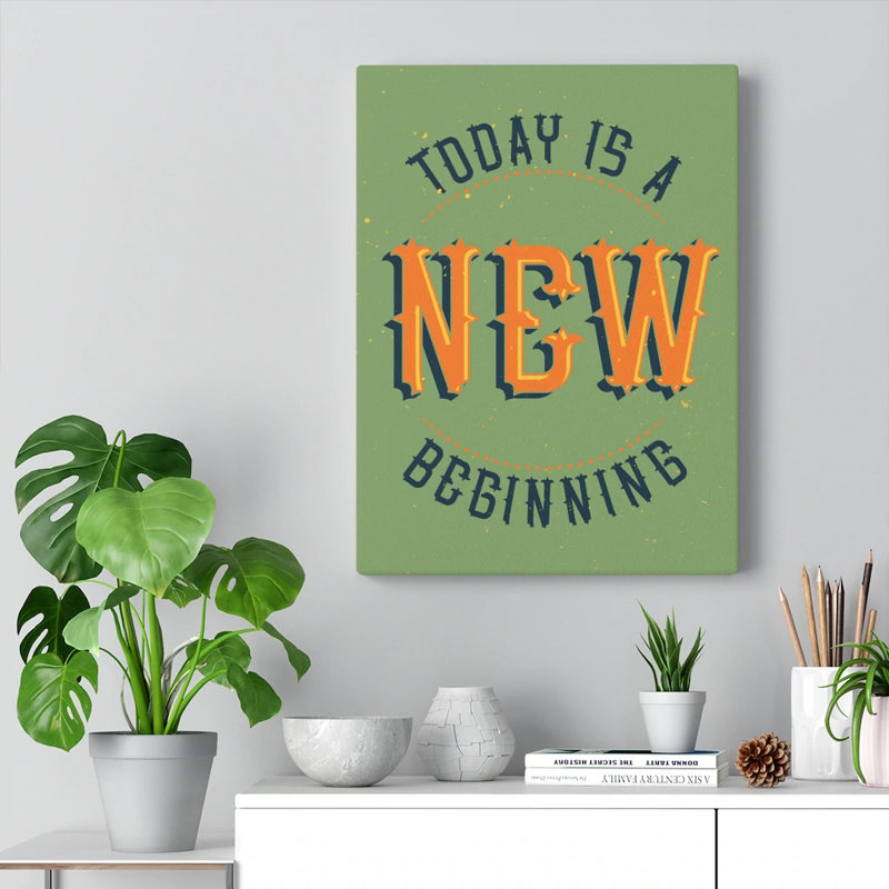 New Beginning - Wrapped Canvas Print, 61cm H x 46cm W