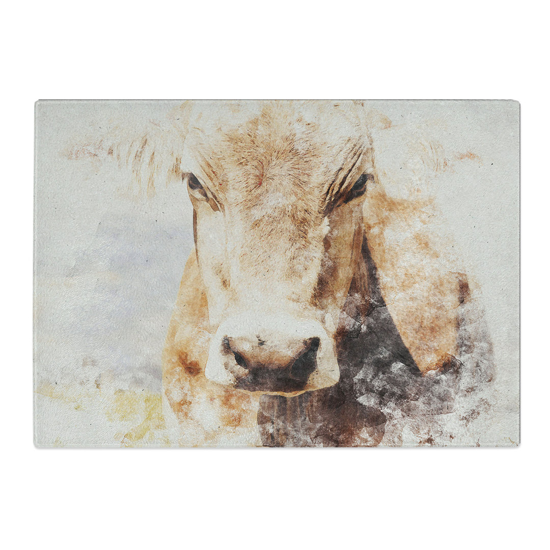 Portrait of a Cow Vol.1 Watercolour Chopping Board