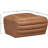 Vega Leather Ottoman-542627842