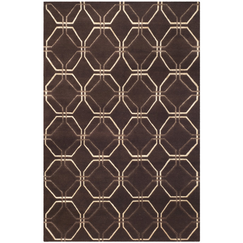Tibetan Hand Knotted Wool Rug, Rectangle 6' x 9'