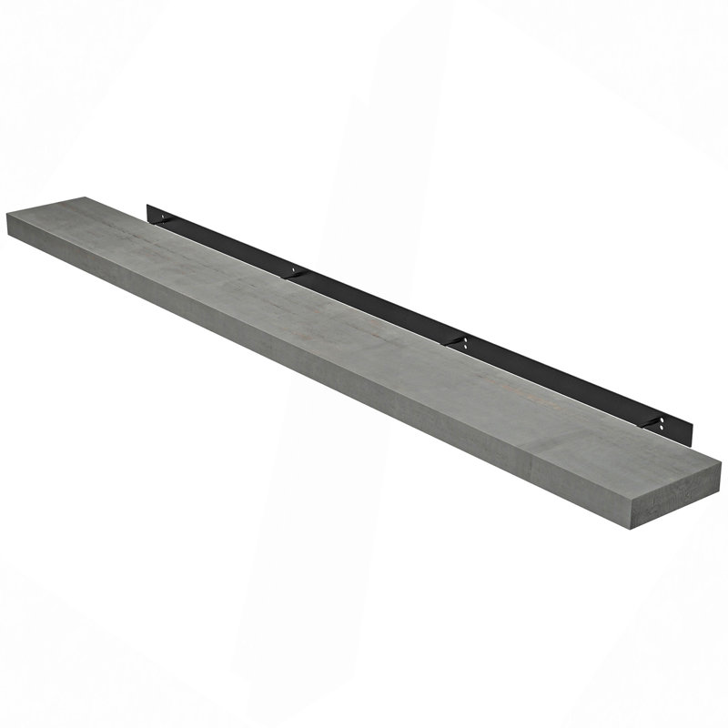 Tablettes flottantes modernes, manteau de cheminée 72 po, tablette flottante en bois de sapin massif, tablette murale robuste faite à la main, avec support en métal