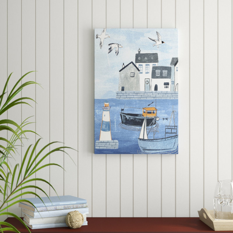 «Sailors Rest IV», peinture sur toile, H 30 po x l 20 po
