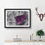 Butterfly Upon A Flower Painting - Single Picture Frame Print on MDF-56634241-56634246