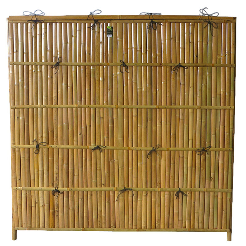 Panneau de clôture en bambou H 6 pi x l 6 pi Kenninjigaki