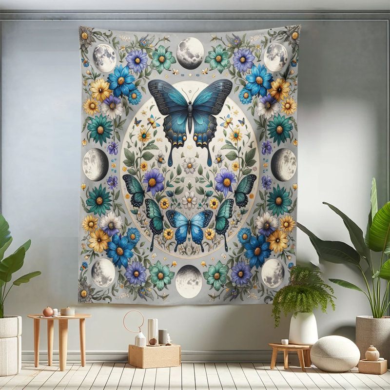 Tapisserie en microfibre, H 88 po x l 68 po