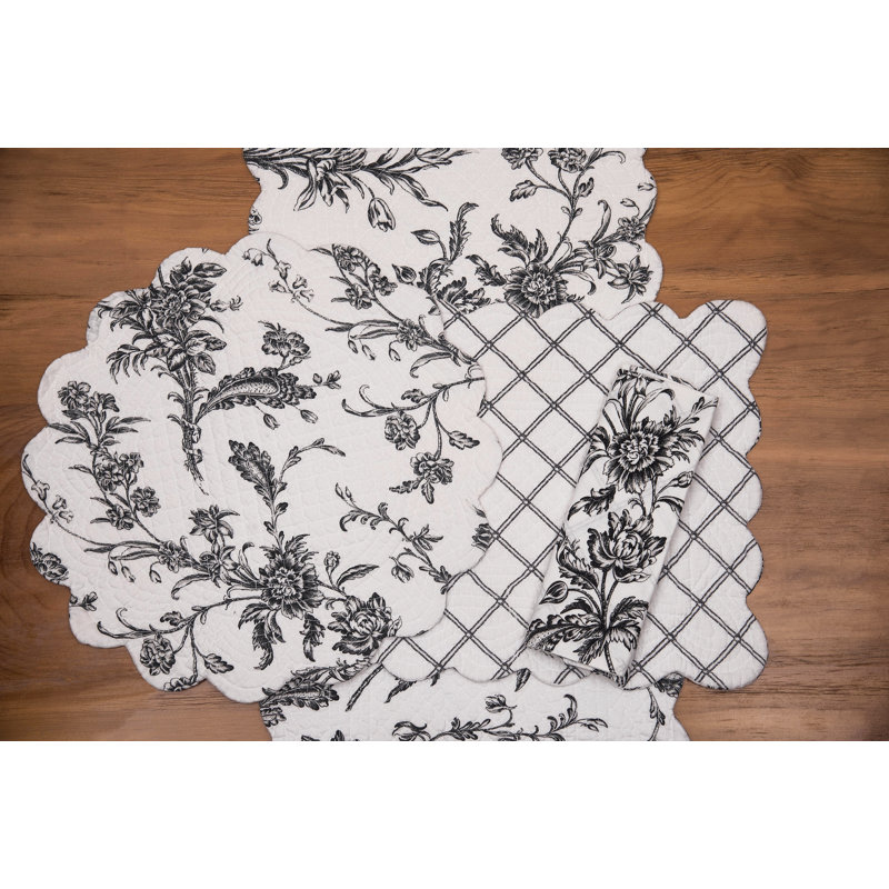 Joppatowne No Pattern Cotton Table Runner