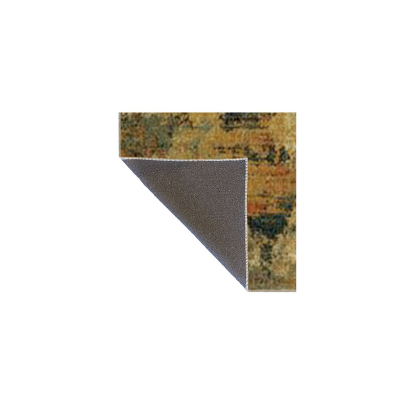 Pastel Painted Modern Patterned Decorative Machine Washable Rug, Runner 2'6" x 6'7" Rug Pad Included