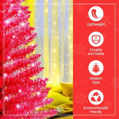 Arbre de Noël rouge 4 pi