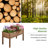 Rigney  Outdoor Fir Wood Elevated Planter with Fabric Liner & Drainage Holes-1926726154-1880580051
