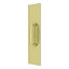 Deltana PPH55U26D Push Plate w/ Handle 3-1/2" x 15 " - Handle 5-1/4" in Brushed Chrome