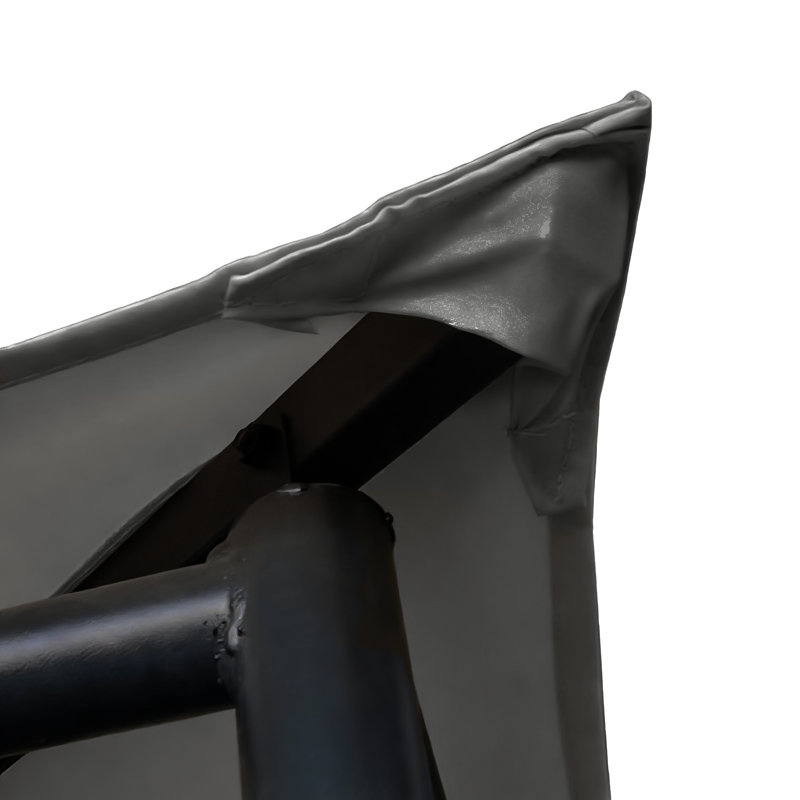 Dedra 4m x 4m Steel Party Tent, Anthracite
