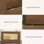 Console de 63 po en bois avec tablette de rangement-118701533