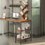 Wooden Bookcase Tree Shape Bookshelf Freestanding Living Room Home Furniture Rustic Industrial