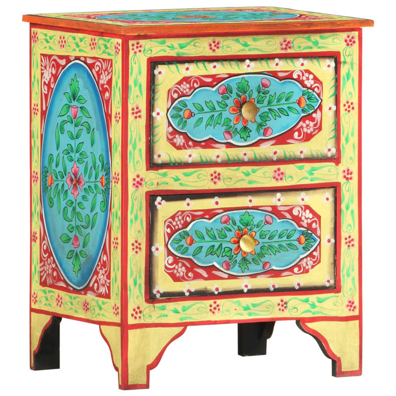 Lola 40cm W Solid + Manufactured Wood Bedside Table