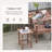 Square Outdoor Side Table , 15'' in. W 15'' in. D-67236927