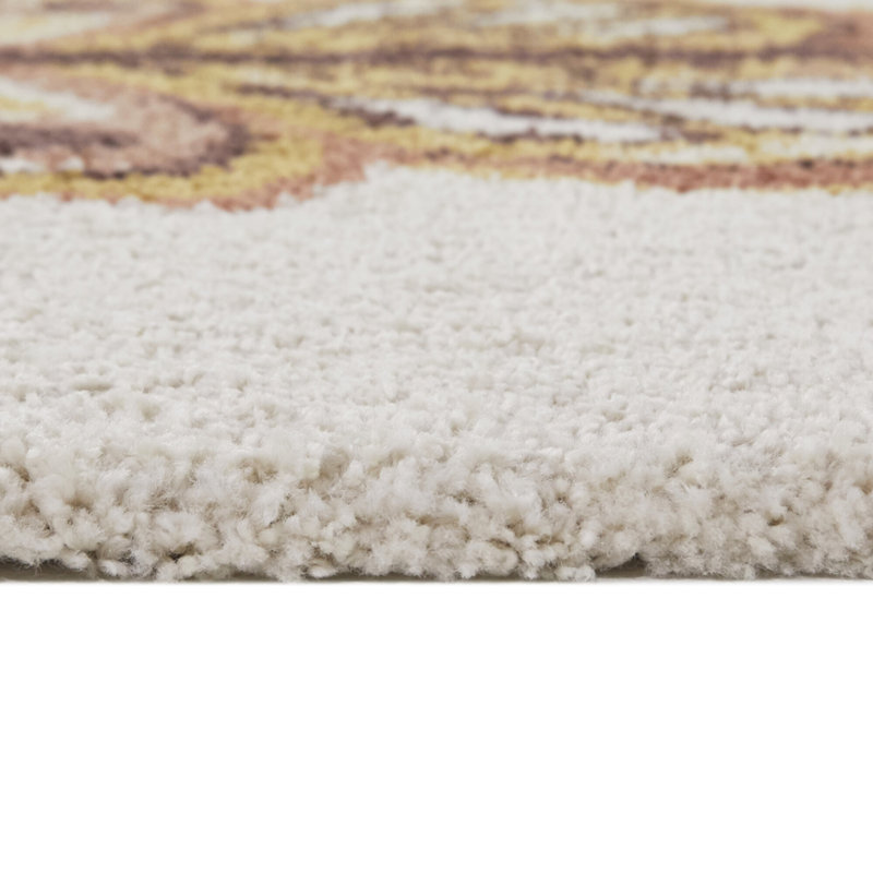 Sofia Kids Butterfly Shag Area Rug, Pink, Rectangle 5'3" x 7'