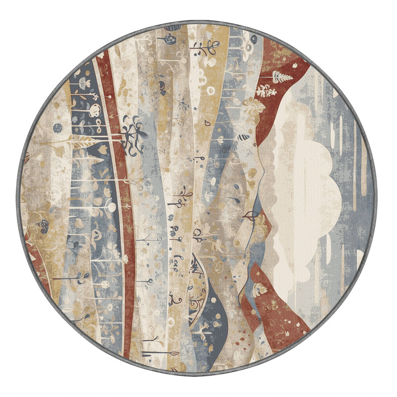 Spunky Jive Rug, Round 7'