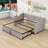 Velvet Daybed with Trundle-1012399180