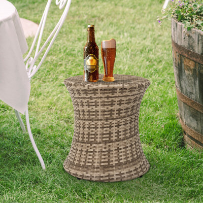 Table d'appoint en osier Aghilas