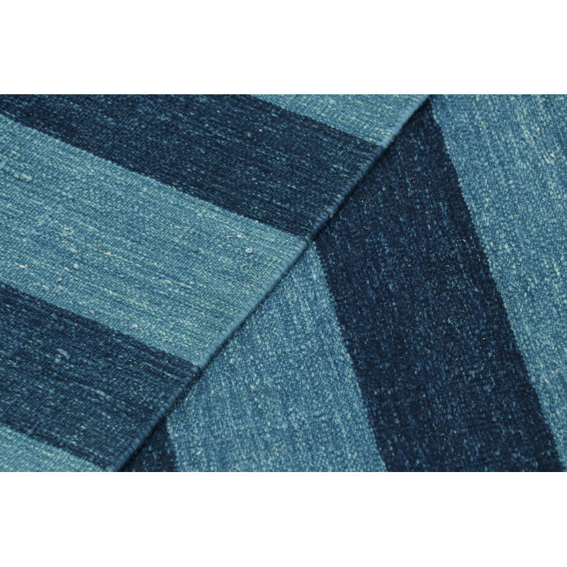 Dhuree Flatweave Cotton Striped Area Rug, Rectangle 12' x 18'