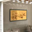 36" x 72" Gold Leaf Blossom 4 Panel Room Divider-725793453