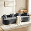 Canapé modulaire incurvé 110 po Chenille-133231039