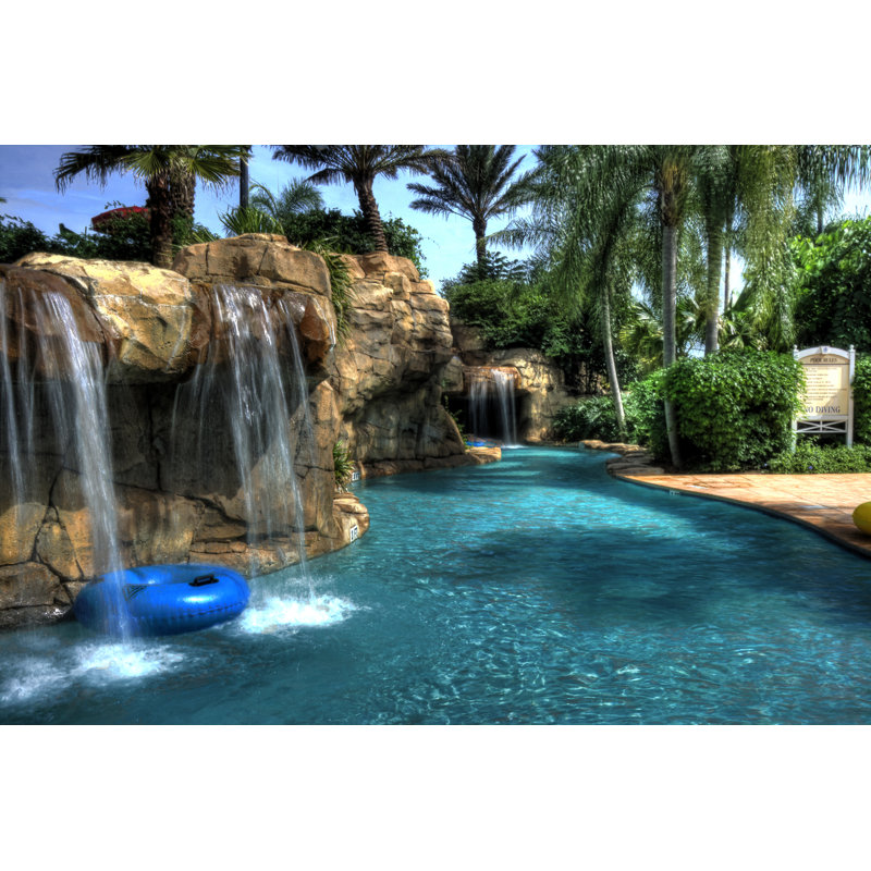 Lazy River par Pt-Photos - impression sur toile tendue, L 12 po x H 8 po