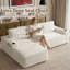 Canapé modulaire de 104 po pour salon pour canapé de salon surdimensionné avec méridienne en forme de L et porte-gobelet-1358318078-1358318065