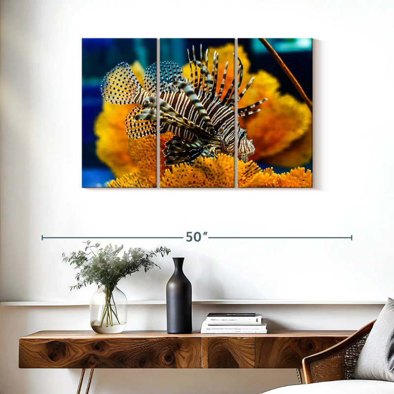 Saltwater Fish, 24" H x 38" W