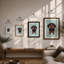 Dachshund Portrait Modern - Print-811916464-811916428