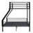 Bunk Bed For Kids Teens Adults/Flat Steps/Heavy Duty Metal Slat-442195448