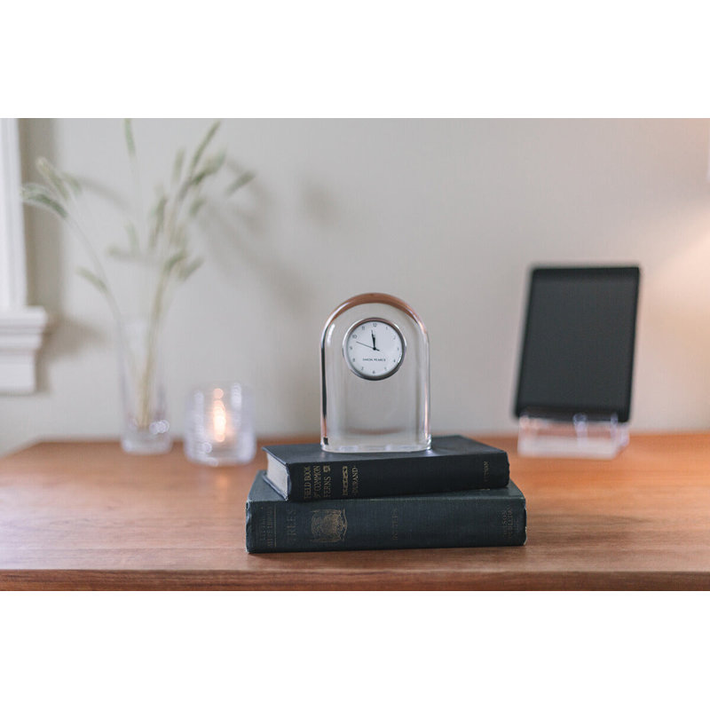 Barre Glass Mechanical Clock