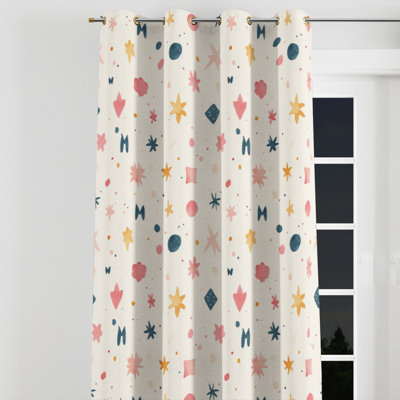Girls Empowerment Curtain panels - Typography Girl Power Grommet Curtain - 1 Panel