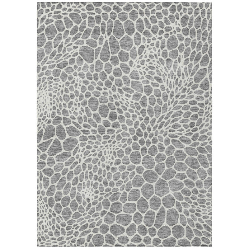 Colwart Geometric Indoor / Outdoor Rug, Rectangle 2'6" x 3'10"