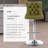 360°Swivel Bar Stools with Sliver Base-245266680