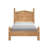 Alcott Hill Farmhouse Solid Wood Platform Bed Frame with Headboard, Rustic Pinewood Panel Bed with Chunky Sturdy Posts, No Box Spring Required-1162192880