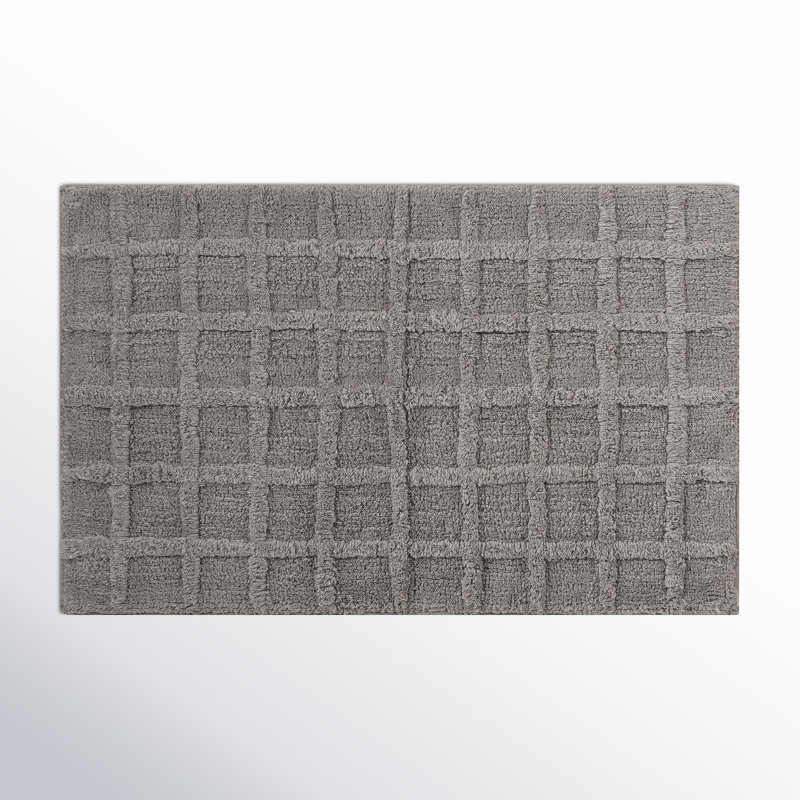 Tapis pour salle de bain Carter, Gris