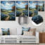 Blue Bonnets Texan Blues I - Décoration murale florale et botanique en métal-1032604306