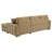 Logan Camel Sleeper Sectional Sofa