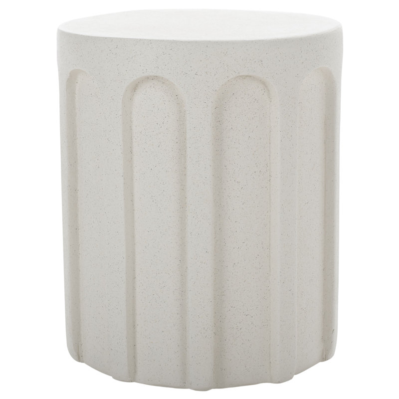 Table d'appoint Nikolaus, Blanc