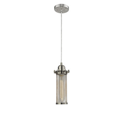 Luminaire suspendu cylindrique 1 lumière