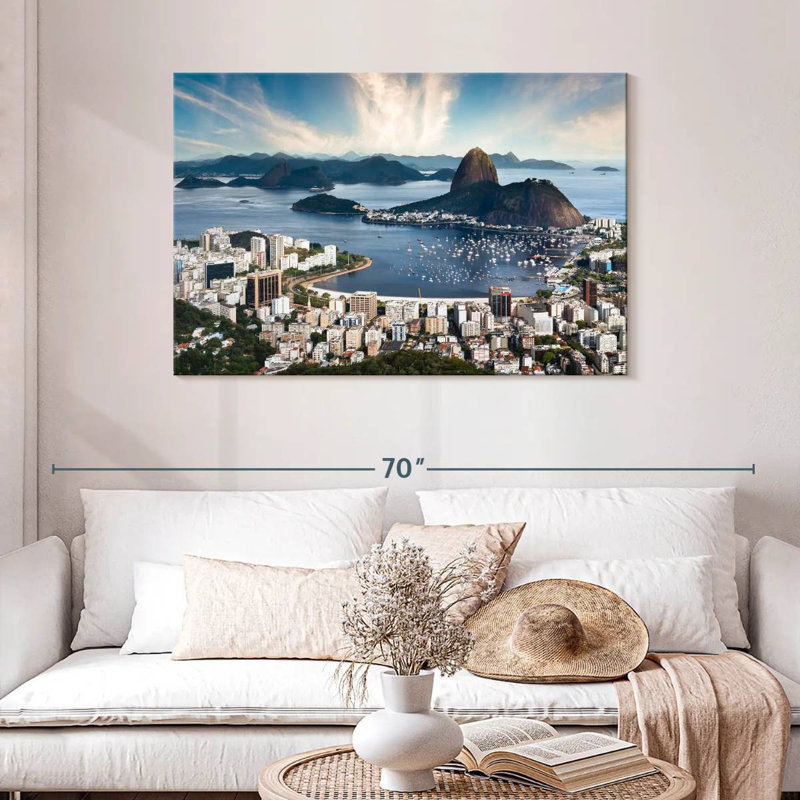 Ravi, Rio de Janeiro, horizon, H 30 po x l 45 po
