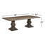 Colbourne 98'' Dining Table