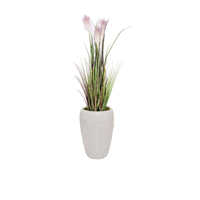 Herbe de roseau artificielle 63,5 po Roemer | Plumes ombrées lavande