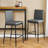 Rolands Upholstered Counter Stool with Metal Frame-23819050