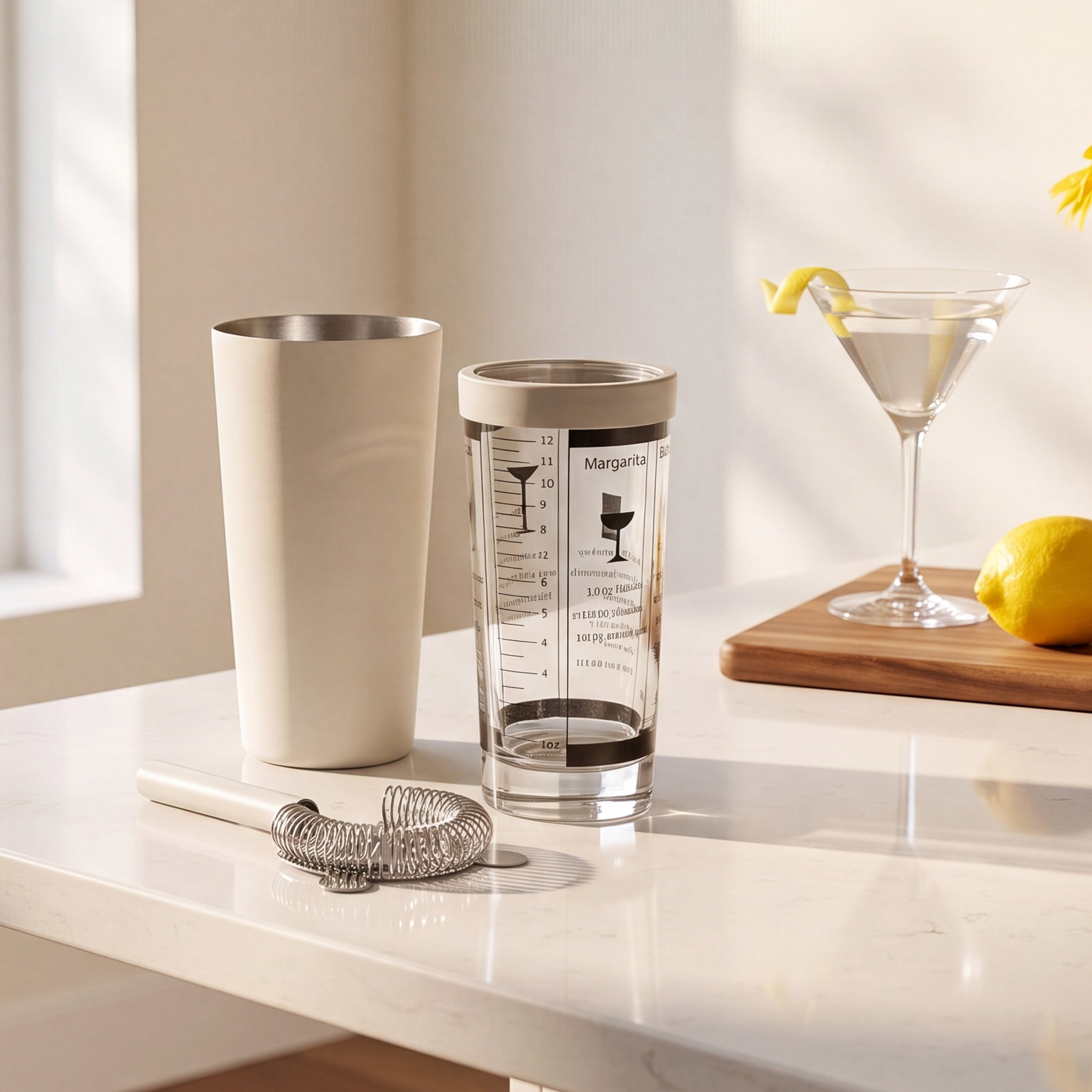 Boston Shaker Cocktail Shaker, Moonbeam